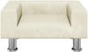 vidaXL Hundebett, Samt, Creme, 50 x 40 x 26.5 cm Bild 3