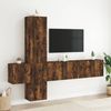vidaXL 5-tlg. Wohnwand Räuchereiche Holzwerkstoff 3216461 Bild 3