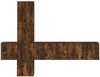 vidaXL 5-tlg. Wohnwand Räuchereiche Holzwerkstoff 3216461 Bild 5