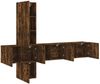 vidaXL 5-tlg. Wohnwand Räuchereiche Holzwerkstoff 3216461 Bild 4