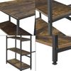 Bartisch Växjö 100x109x60cm Dunkler Holzton en. casa Bild 4