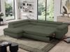 Mks Möbel 'Pedro L-Form' Ecksofa mit Schlaffunktion, verstellbaren Kopfstützen & Bettkasten, Grün, Boucle, links Bild 5
