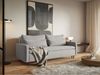 Selsey 'Umpro' 3-Sitzer Sofa mit Schlaffunktion und Bettkasten, Chenille, Grau Bild 3