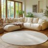 SIMPEX24 Teppich Unicolor - Einfarbig, Rund, Höhe: 11 mm, Perfekt geeignet für Wohnzimmer, Schlafzimmer,Kinderzimmer Bild 4