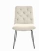 KAWOLA Stuhl NEW CHARME Esszimmerstuhl Cord cremeweiß 87 x 66 x 52 cm Bild 3