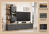 Home affaire Wohnwand Bajo, (3-St), Set bestehend aus: 2x TV-Lowboards, 1x Hängevitrine Bild 2