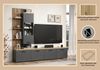 Home affaire Wohnwand Bajo, (3-St), Set bestehend aus: 2x TV-Lowboards, 1x Hängevitrine Bild 3