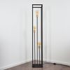 hofstein Stehlampe »Avola« Stehleuchte Bodenlampe aus Metall in Schwarz und Messingfarben, ohne Leuchtmittel, Industrial Look Standlampe mit Lichteffekt, E27, Fußschalter am Kabel Bild 5