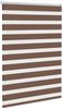 vidaXL Doppelrollo Braun 110x100 cm Stoffbreite 105,9 cm Polyester 4014315 Bild 3
