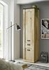 Home affaire Stauraumschrank SHERWOOD in modernem Holz Dekor, mit Apothekergriffen aus Metall, Höhe 201 cm Bild 2