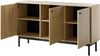 AX LIVING Kommode für Kleidung Cypressa K154 154 cm Breite Eiche Linea Bild 5