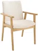 Vente-unique - FILDON Stuhl Samt BeigeBeige - B 64 cm x H 85,5 cm x L 58 cm Bild 4
