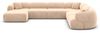 Wohnlandschaft Monteluna XXL in Samtstoff - Samtstoff - beige - Links Bild 3