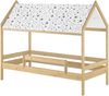 Kinderbett Hausbett 90x200 Massivholz Einzelbett V-60. 58-09 Rollrost und Matratze inkl. Bild 3