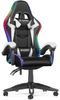 BIGZZIA Gaming-Stuhl mit LED - Gaming Chair Gamer Stühle RGB Licht, Beleuchtung Computerstuhl Höhenverstellbar Ergonomisch Bürostuhl Bild 4