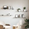 vidaXL Wandregale 4 Stk. Grau Sonoma 100x20x1,5 cm Holzwerkstoff 838293 Bild 3