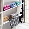 Combi Stripes Duschtuch 70x140cm türkis 500g/m² 100% Baumwolle Bild 5
