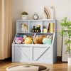 GarveeMore Kinderregal Bücherregal Kinder Spielzeugregal 90x42x92cm Bild 5