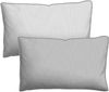 biberna Mako-Satin Bettwäsche 0615211 FEINE STREIFEN, sturmgrau, 1x 40x80 cm Bild 5