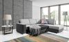 Ecksofa Sofa JUNES mit Schlaffunktion Grau / Hellgrau Ottomane Rechts Bild 3