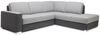 Ecksofa Sofa JUNES mit Schlaffunktion Grau / Hellgrau Ottomane Rechts Bild 4