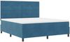 vidaXL Boxspringbett mit Kopfteil Dunkelblau 180 x 200 cm Samt 3339852 Bild 5
