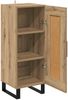 vidaXL Sideboard Artisan-Eiche 34,5 x 34 x 90 cm Verbundholz und Eisen 881655 Bild 4