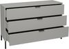 Maeusbacher Bonnie Kommoden Quadrat kreidegrau matt lack BxHxT: 119 x 80 x 45 cm Bild 4