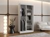 Kleiderschrank Samker 100 cm (Farbe: Weiß, ohne Schubladen) Bild 3