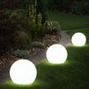 5x LED Solarleuchte, Kugel weiß, DM 15 cm, H42,5 cm Bild 5
