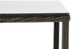 CLP Polyrattan Tisch Alia 5mm mit Glasplatte aus Sicherheitsglas,grau-meliert Bild 4