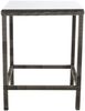 CLP Polyrattan Tisch Alia 5mm mit Glasplatte aus Sicherheitsglas,grau-meliert Bild 3