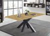 Esstisch ausziehbar Ela 1 140 x 90 x 75 Esszimmertisch Graphit/Asteiche 13502-140 Bild 3