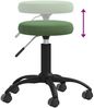 vidaXL Massagehocker Samt Dunkelgrün 3085741 Bild 4