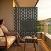 casa. pro Raumteiler, »Basciano« Trennwand verzinkter Stahl 180x120 cm Anthrazitgrau Bild 4