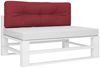 vidaXL Palettenkissen Weinrot 120x40x12 cm Stoff 360632 Bild 3