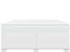 vidaXL Boxspringbett mit Matratze Weiß 180x200 cm Kunstleder 3285222 Bild 4