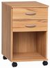 Rollcontainer Schubcontainer Container Kernbuche - (1950) Bild 5