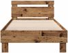 vidaXL Bettrahmen mit Kopfteil Altholz 203 x 95 x 70 cm Holzwerkstoff 874112 Bild 5