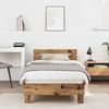 vidaXL Bettrahmen mit Kopfteil Altholz 203 x 95 x 70 cm Holzwerkstoff 874112 Bild 1
