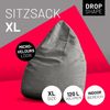 Lumaland 'Luxury XL Plus' Sitzsack, Grau, Polyester, 120 l Bild 2