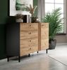 XL Küchenhängeschrank Rimini 90x96cm 2-türig matt Farbe: RAL 1027 currygelb matt / grau RI-W4/90 Bild 2