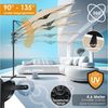 KESSER® Sonnenschirm Doppelsonnenschirm 4,6m x 2,7m | Ampelschirm Abdeckung & Windsicherung mit Kurbel & Ständer | Kurbelschirm Aluminium wasserabweisend | Neigbar Kippbar 360° Drehbar Beige, Mit LED Bild 3