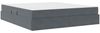 vidaXL Aufbewahrungsbett mit Matratze Dunkelgrau 180 x 200 cm Samt 3399737 Bild 5