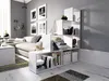 Vente-unique - Regal mit 6 Ablagen - Weiß - RAJA Bild 3