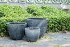 Keramik Pflanzgefäß "Egg Pot" Royal Blau Ø 21cm – Glasiert & Frostfest Bild 2