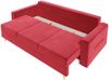 Sofa 3-Sitzer BELMIRA mit Schlaffunktion Rot Bild 5