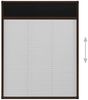vidaXL Insektenschutz-Plissee für Fenster Aluminium Braun 60x80 cm 148653 Bild 5