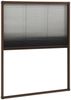 vidaXL Insektenschutz-Plissee für Fenster Aluminium Braun 60x80 cm 148653 Bild 4