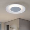 LED Deckenleuchte, Glas weiß lackiert, D 30 cm Bild 3